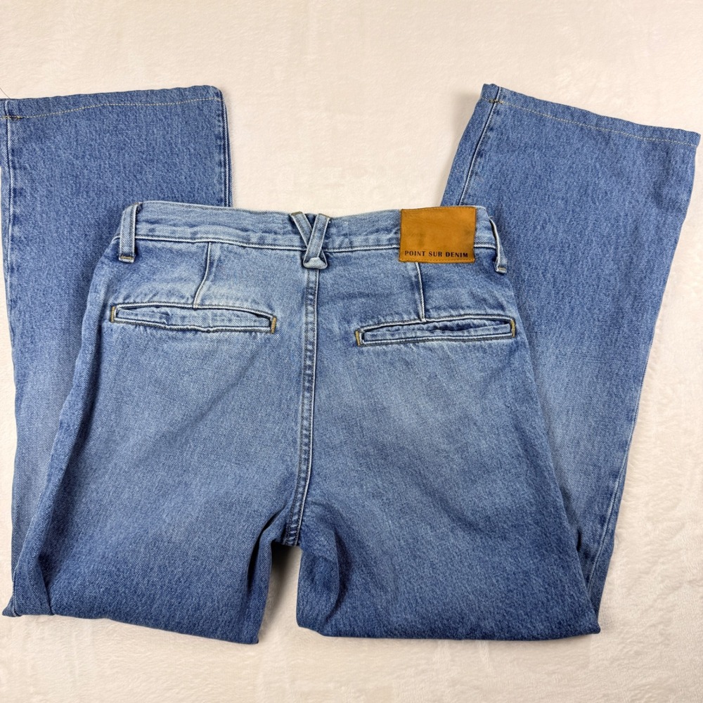 POINT SUR Low-Rise Straight Jean 25 Medium Wash‎